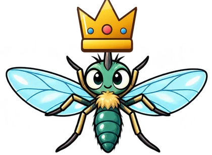 Néo coiffé de la couronne de Pionnier